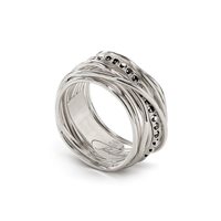 Anello Rubinia Donna Filodellavita Classic in Argento Diamante Black  Ct AN13ABN_18 - AN13ABN_18